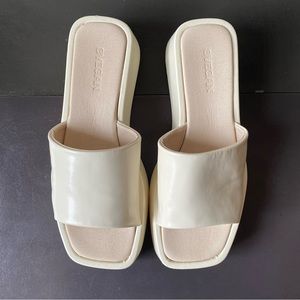 Alohas Vegan Leather Janice Sandals - Warm White